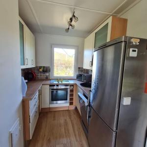 Kuchyň nebo kuchyňský kout v ubytování Ferienhaus am Edersee-scheid