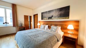 Voodi või voodid majutusasutuse Gästezimmer Karolina toas