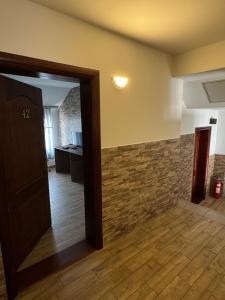 Kuchyň nebo kuchyňský kout v ubytování Hotel Palma