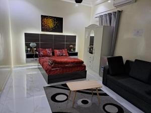 Χώρος καθιστικού στο Résidence Teranga walo