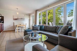 Posezení v ubytování Ferienwohnung Ostseezeit