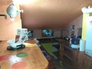 A kitchen or kitchenette at Piccolo paradiso