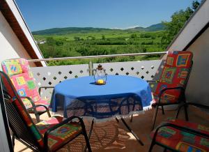 Balkoni atau teres di Ferienwohnung Kaiserstuhlblick