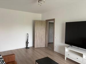 TV a/nebo společenská místnost v ubytování Magurele Luxury Apartment