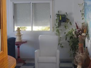 Гостиная зона в Hostal Puerto Genovés