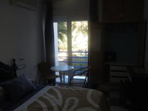 Гостиная зона в Hostal Puerto Genovés