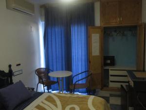 Гостиная зона в Hostal Puerto Genovés