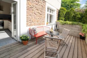 Balkón alebo terasa v ubytovaní Bed&Breakfast & Apartment Klafé