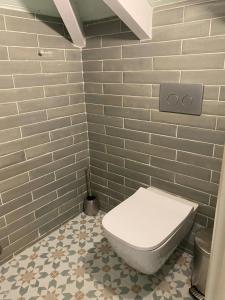 Kúpeľňa v ubytovaní Villa Theoni