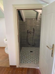 Kúpeľňa v ubytovaní Villa Theoni