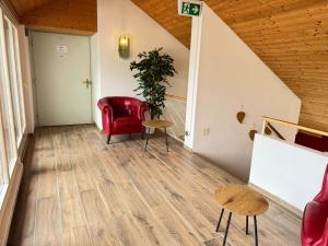 A seating area at Double Room with view
