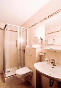 Koupelna v ubytování Hotel Schauinsland