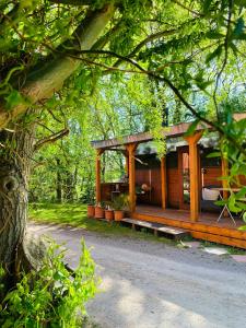 Zahrada ubytování Irenes Tinyhouse