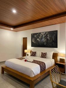 D'JERO HomeStay客房内的一张或多张床位