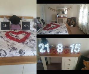 A bed or beds in a room at Rooms @ Restaurant 43 