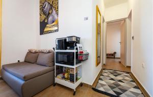 Ruang duduk di Awesome Apartment In Razanac With Wifi +23 gambar