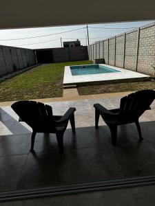 Swimmingpoolen hos eller tæt på Departamento - Casa - Quinta Temporaria