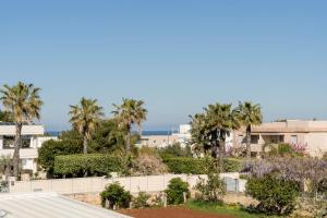 a view of the beach from the roof of a building at La casa di Connie a 250mt dalla spiaggia in Torre Santa Sabina