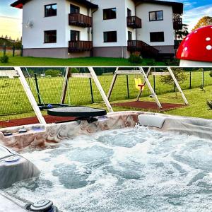Πισίνα στο ή κοντά στο Villa Tatry Panorama JACUZZI & SAUNA