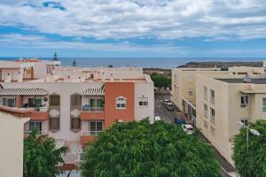 an aerial view of a city with buildings at Spacious apartment with the private terrace in Arona