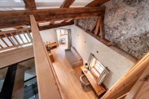 Predel za sedenje v nastanitvi Hotel Traube Rattenberg
