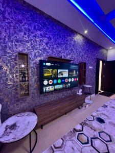 TV a/nebo společenská místnost v ubytování Villa luxe
