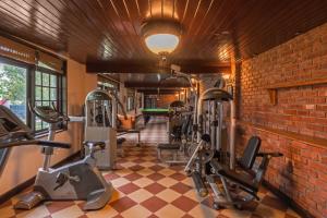 Fitness centrum a/nebo fitness zařízení v ubytování Mahasu House