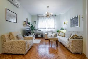 Χώρος καθιστικού στο Apartments Zoran