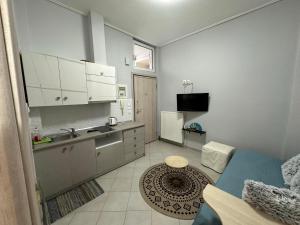 Kuchyň nebo kuchyňský kout v ubytování cozy minimal apartment + 25 fotografií