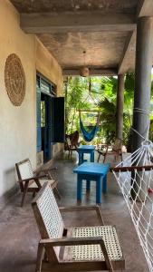 Posezení v ubytování Kataragama Homestay
