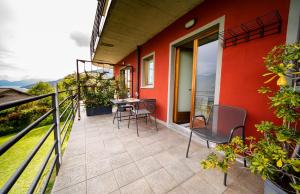 Balkón nebo terasa v ubytování Bed and Breakfast Studios Alto lago di Como