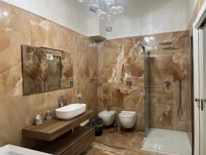 Koupelna v ubytování Villa Alisia