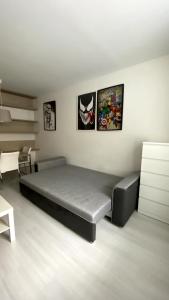Posteľ alebo postele v izbe v ubytovaní Comfortable apartment in Brno