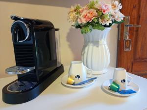 Villaflor Pousada的咖啡和沏茶工具