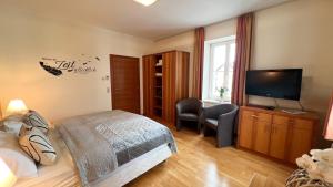 Voodi või voodid majutusasutuse Gästezimmer Karolina toas