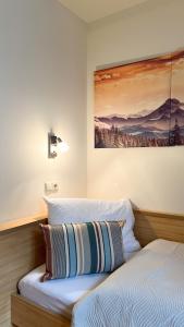 Voodi või voodid majutusasutuse Gästezimmer Karolina toas