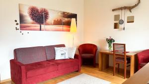 Istumisnurk majutusasutuses Gästezimmer Karolina