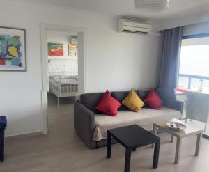 Posezení v ubytování Stunning Beachfront apartment in Canaima with parking + 24 fotografií