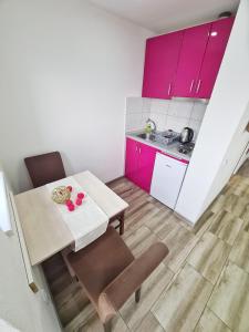 Kuchyň nebo kuchyňský kout v ubytování Vila Aleksandra 2 Studio 9