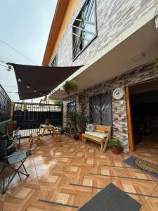 Uma varanda ou terraço em Hostal Familiar S&G