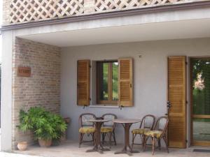 Balkón nebo terasa v ubytování Country House-B&B-Appartamenti Ai Cipressi