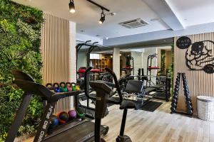 Fitness centrum a/nebo fitness zařízení v ubytování Boutique Hotel Tate By Aycon