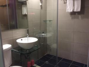 Vannituba majutusasutuses 紫園旅社Purple Garden Hotel