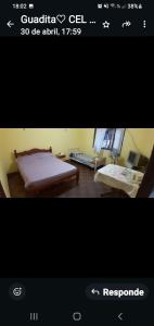 Μια τηλεόραση ή/και κέντρο ψυχαγωγίας στο Habitación anita