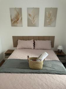 En eller flere senge i et værelse på Apartamento confortável Animália Park, Thermas Da Mata, Shopping