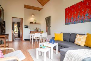 Posezení v ubytování Luxury Farm House