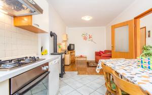Kuchyň nebo kuchyňský kout v ubytování Apartment Ana + 9 fotografií