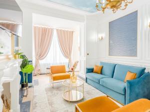 Część wypoczynkowa w obiekcie Merveil - Luxury Suite -Champs Elysees-Haussmann I