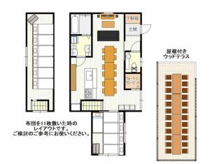 Planimetria di 時間を忘れる貸別荘サウスブルー
