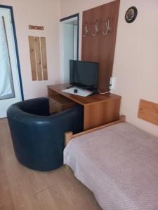 TV a/nebo společenská místnost v ubytování Hostel Bata